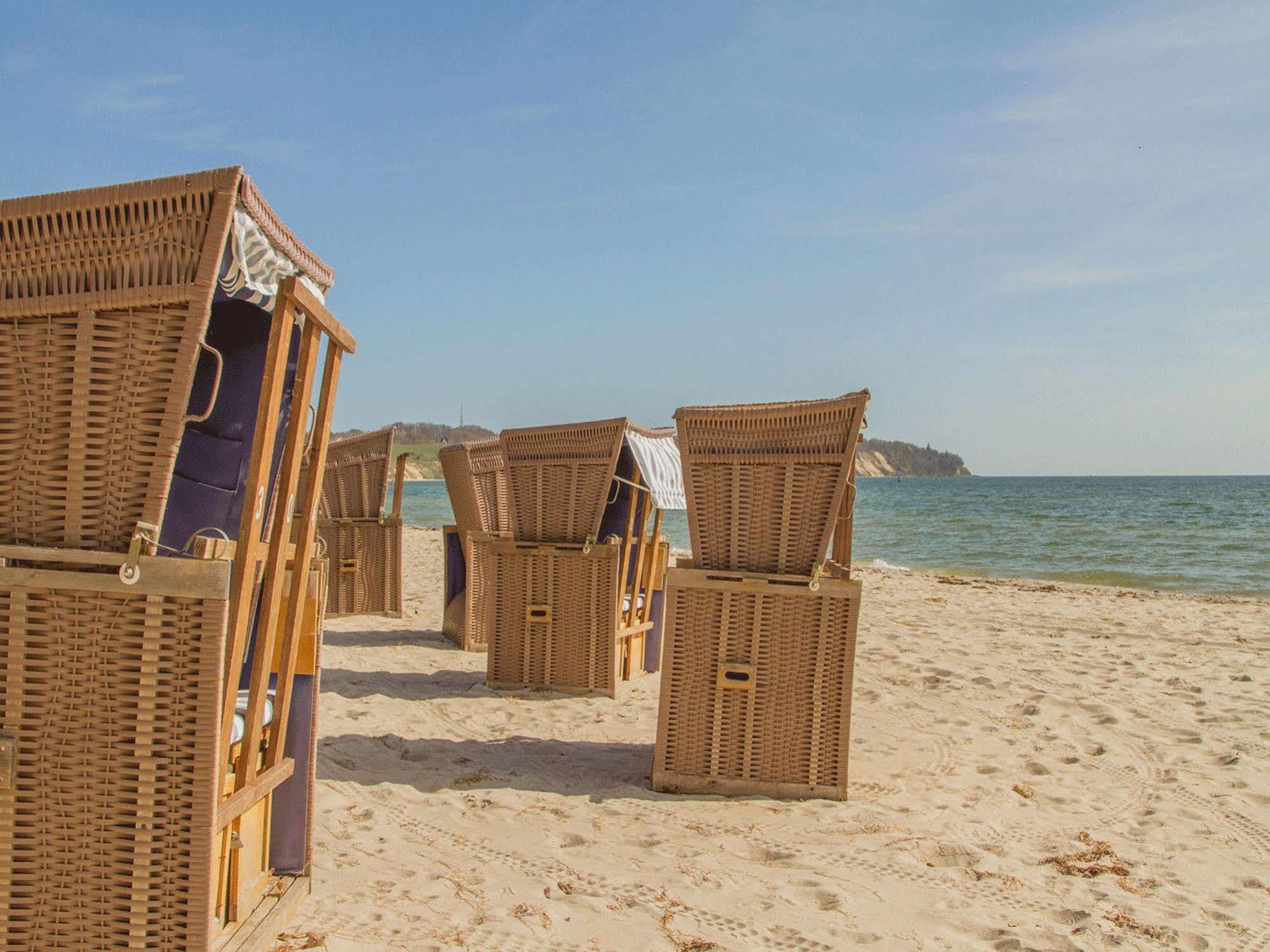 Ferienhus Baabe Fewo 01 Terrasse, Sauna- Und Schwimmbadnutzung Im Ahoi Sellin Bagian luar foto